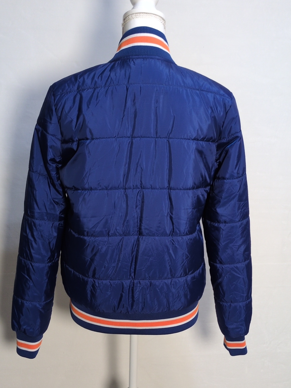 G-III 4Her Carl Banks Boise State Broncos Puffer Jacket Royal Blue Orange M - Picture 3 of 6